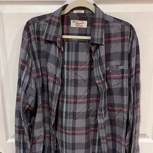 Original Penguin Men's Plaid Button Down Shirt